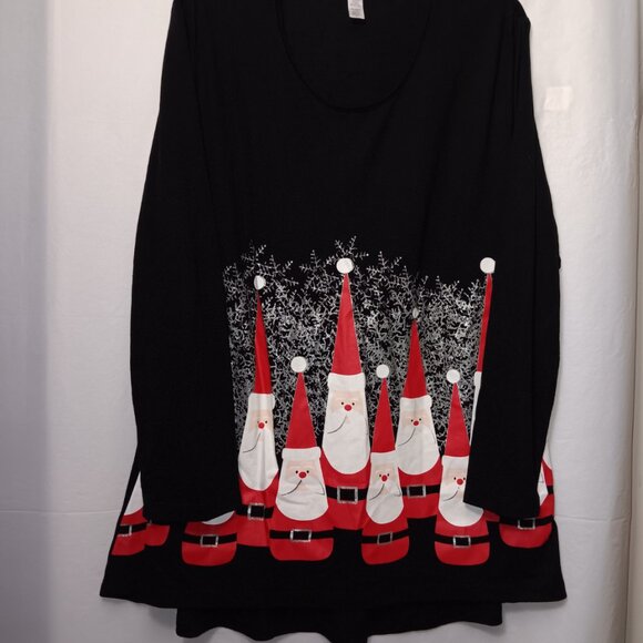 MAC & BELLE SNOWFLAKES SANTA GNOME HOLIDAY SHIRT - Picture 10 of 11